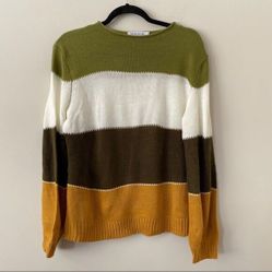 Misslook Colour Block Lightweight Sweater