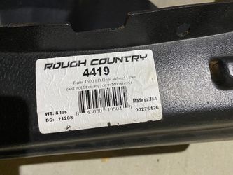 Rough Country Rear Wheel Well Liners for 2019-2022 Ram 1(contact info removed)