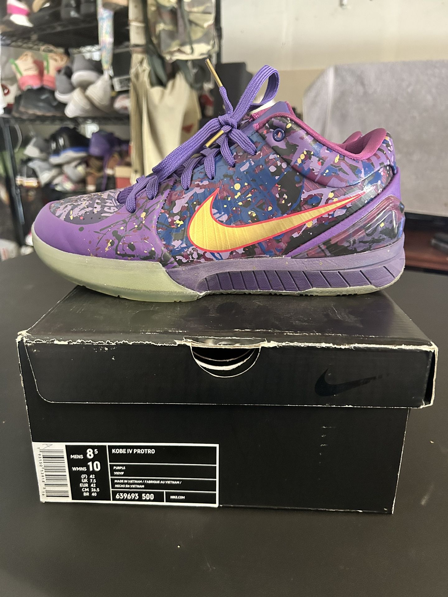 Men's Purple Kobe Bryant Kobe Prelude Sneakers