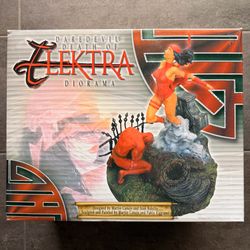 Daredevil Death of Elektra Diorama Statue LTD /1982