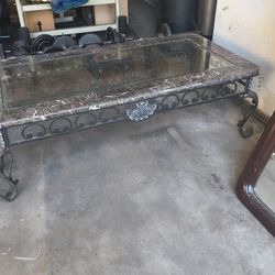 Antique Glass Table