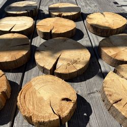 Wood centerpieces ($22 for All)
