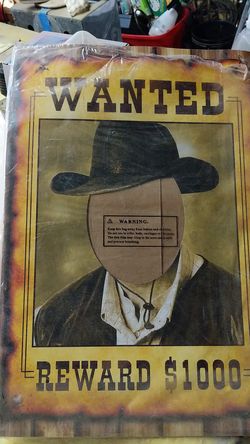 Wanted poster