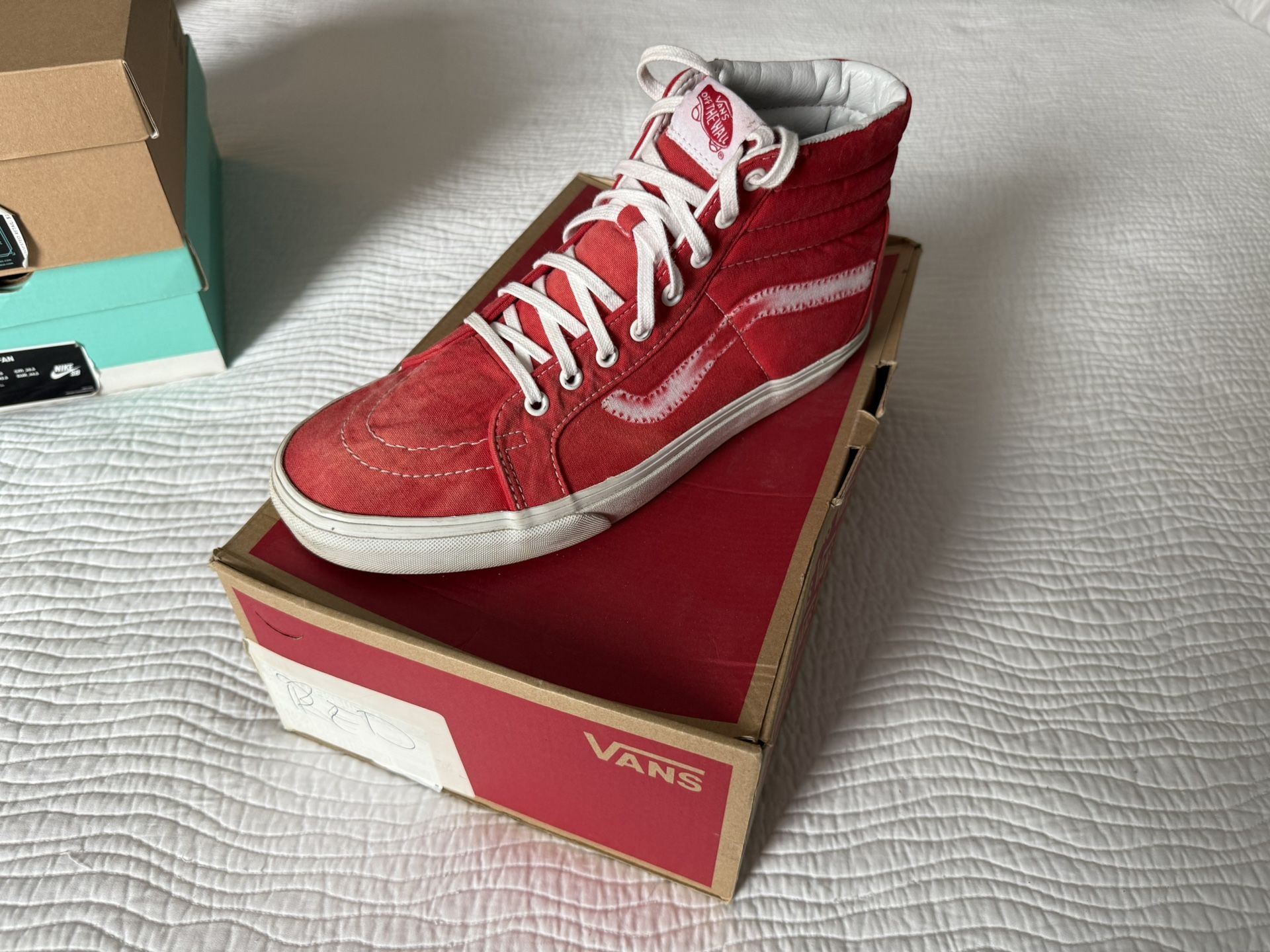 Vans Old Skool Hi Limited Edition Red Size US Men’s 10.5