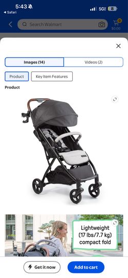 Ingenuity black stroller