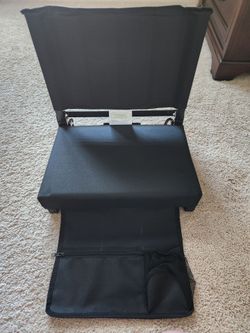 Brand new black bleacher seat