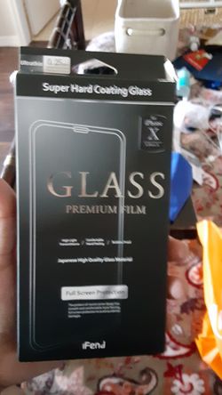 iPhone x glass protector