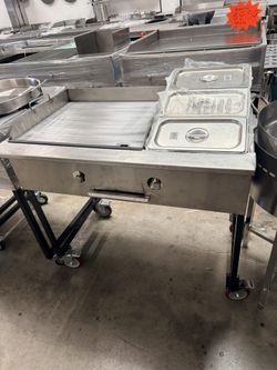 Taco Cart/Plancha para Tacos / Steamer / Catering/ Stove / taquizas / Estufa para tacos/ Comal/ Grid