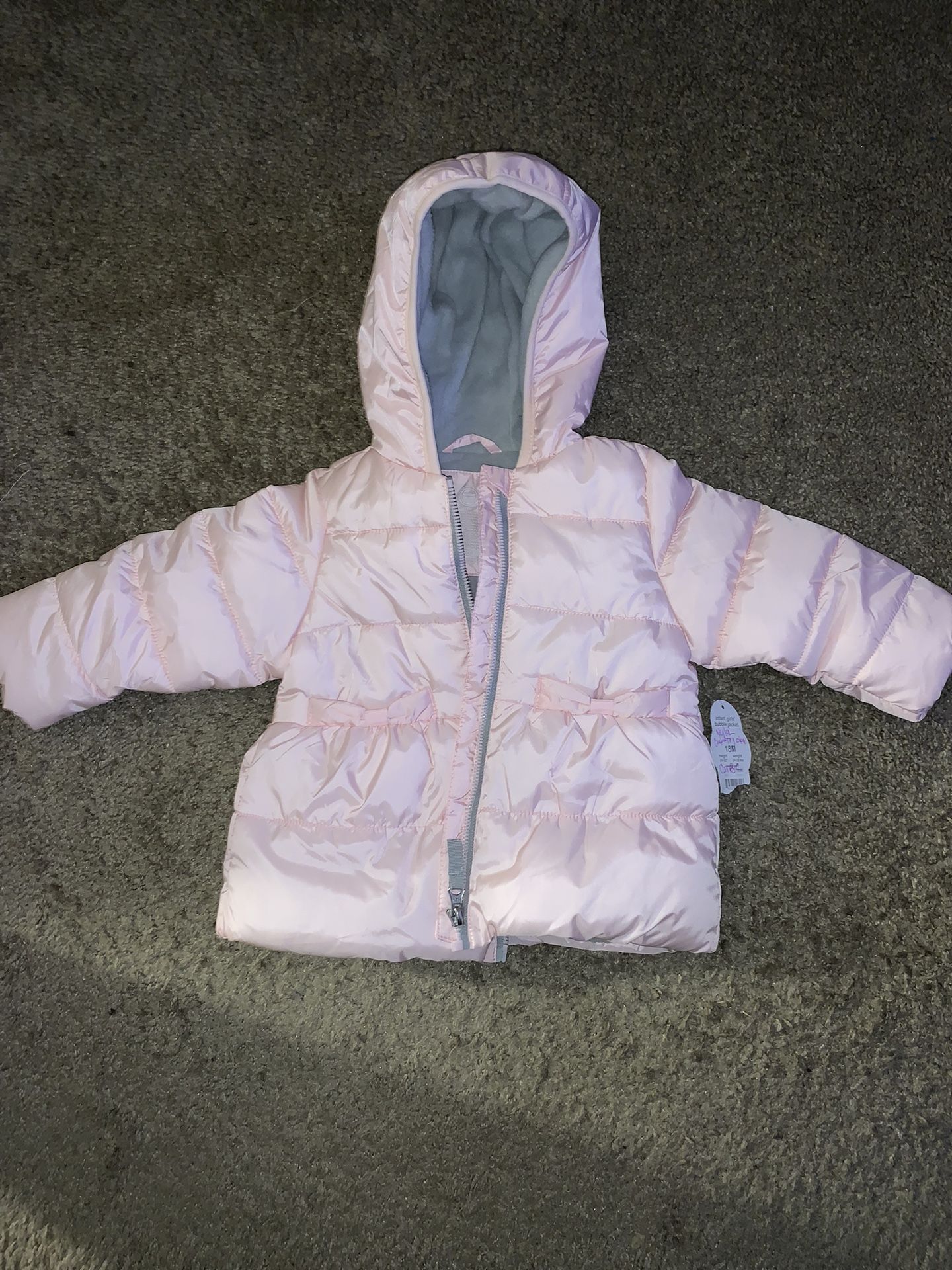Baby girl pink jacket Size 18m BRAND NEW 