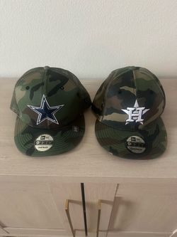 Camo Cowboys and Astros Snapback