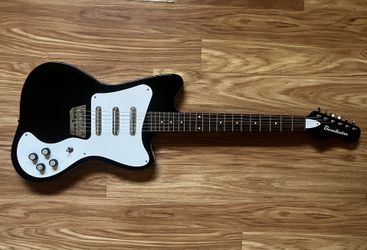 Danelectro Dano 67 Custom Electric Guitar Vintage Retro Silvertone Coral Dead On