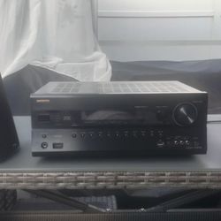 ONKYO TX-NR708 RECIEVER WITH POLK AUDIO SPEAKERS