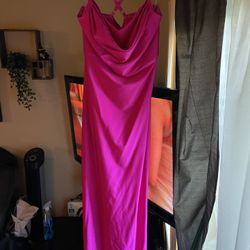 Fuchsia Prom Dress