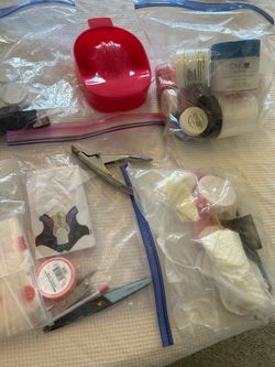 Tons of acrylic nail supplies
