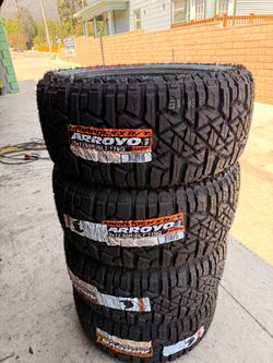 33x12.50r20 Arroyo XT tires nuevas con 50,000 millas de garantía las 4