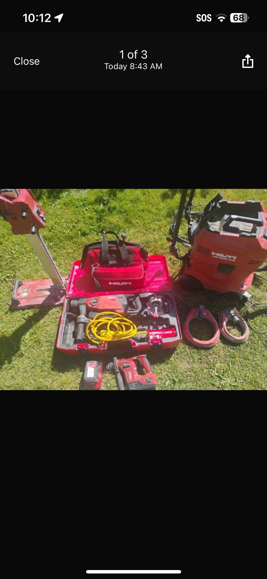 Hilti Dimond Water Core Drills