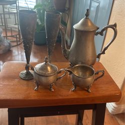 Vintage Victorian Silver Set