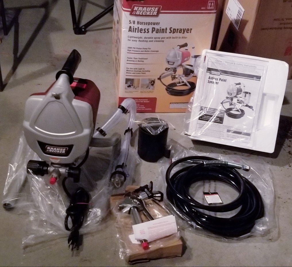 Krause & Becker 5/8HP Airless Paint Sprayer