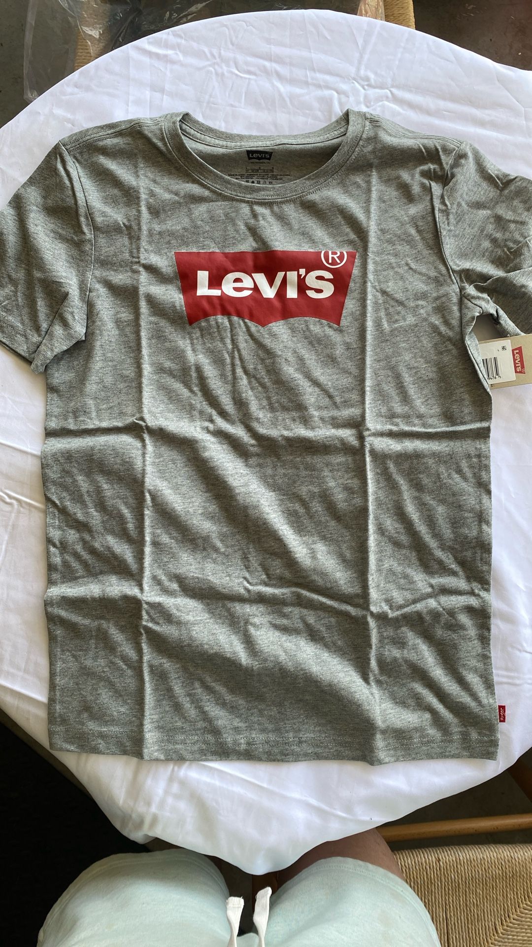 New Boy Levis Grey Shirt Size L
