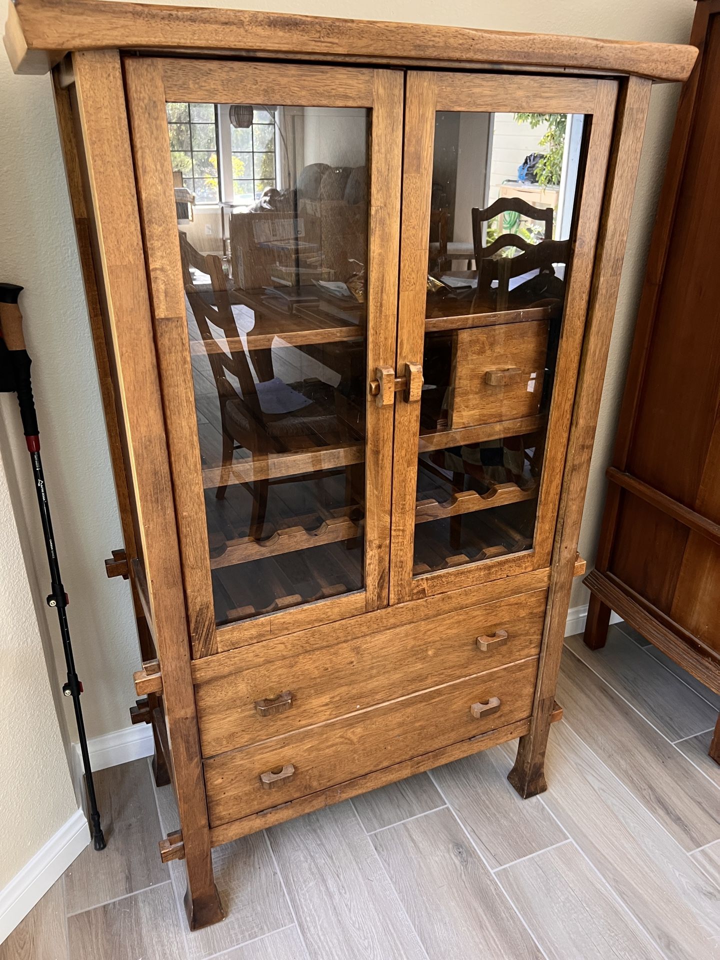 Glass Wine Or Liquor Cabinet