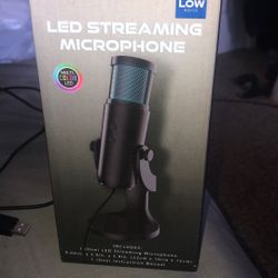 Led Streaming Microphone 