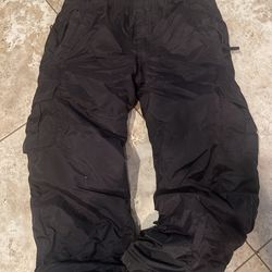 Kids Black Ski Pants