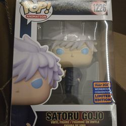 Saturo Gojo wondrous convention 2023 Funko Pop