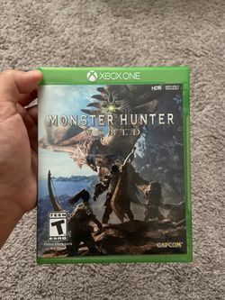 Monster hunter world Xbox one game