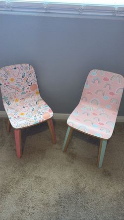 Kids Printed Chairs Set of 2