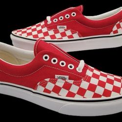 Vans Checkerboard Racing Red Men’s 9.0 Women’s 10.5