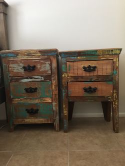 Rustic Nightstand Or Side table