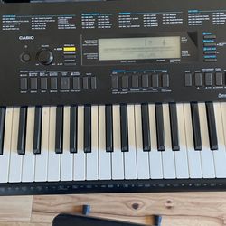 Casio WK-245 76-Key Touch-Sensitive Keyboard with Power