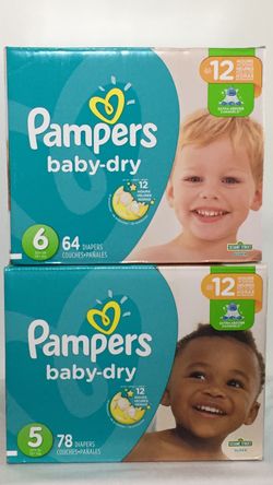 Pampers size 5 & 6