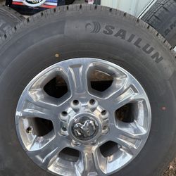 Set Of 4 Ram 2024 2500 Rims And Tire For Sale