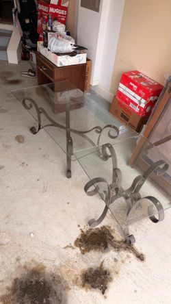 Glass tables