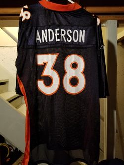 Vintage NFL Mike Anderson#38 Brand Reebok Size Men XL