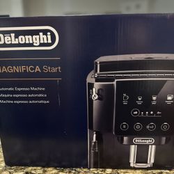 Magnifica Start Automatic Espresso Machine with Manual Milk Frother & Built in Grinder 