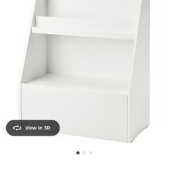 3 Ikea Book display with storage, white - BERGIG