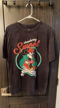 Disney Minnie Mouse Strawberry Sweet Graphic T-Shirt XL 0448