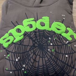 Slate Grey Spider Hoodie
