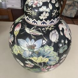 Asain Ginger Jar With Lid 