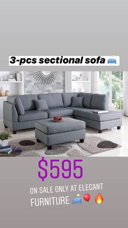 Sectional sofa 🛋 on sale only at elegant Furniture 🛋🎈🔥