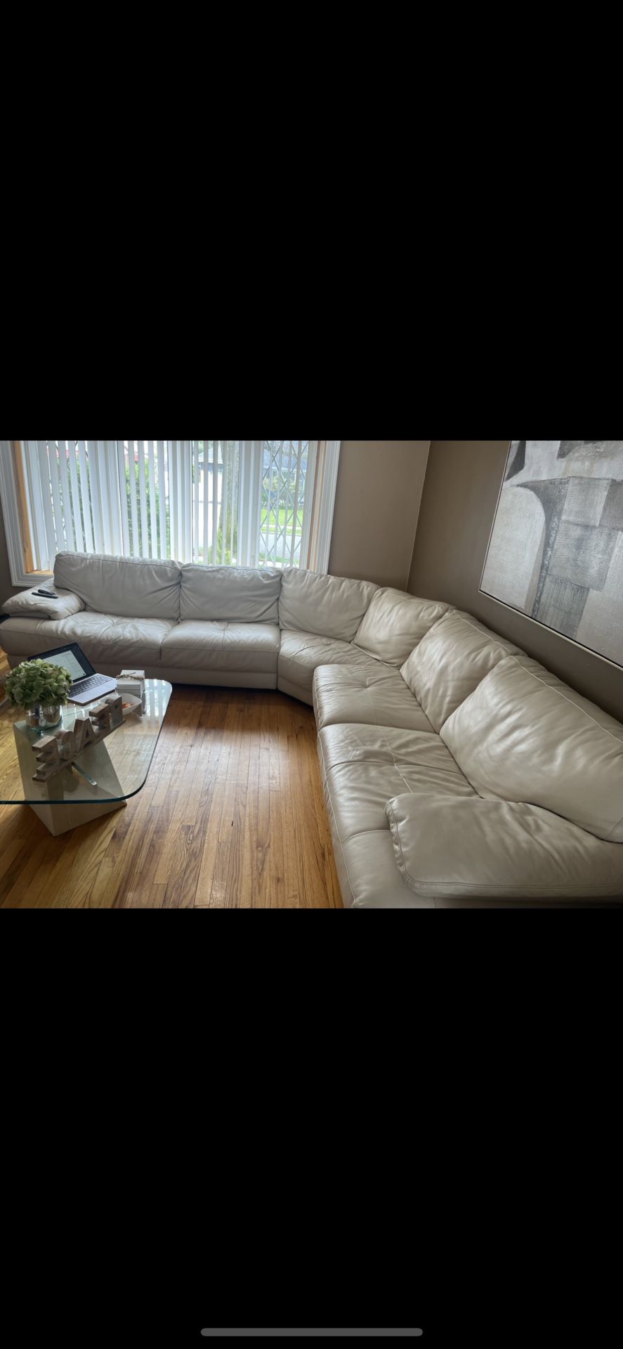 200$  leather couch