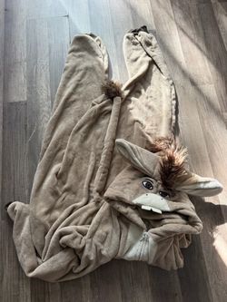 Adult Donkey Jumpsuit Costume - Shrek size S/M