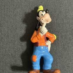 Vintage Disney Goofy Figurine + Marx Ramp Walker Toy (Bundle!)
