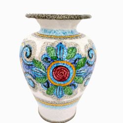 Deruta Italy Hand Painted Small Vase