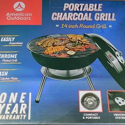 American Outdoors 14" Portable Charcoal Grill