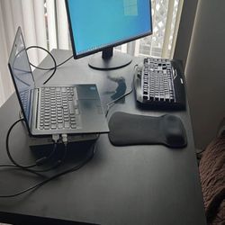 Desktop Monitor And Desk Available 
