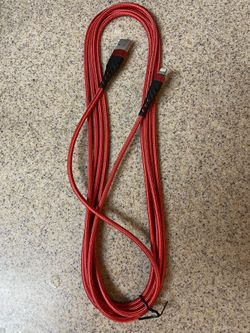 New Red 10 Foot Lightning Cable Fast Charging Cord $10 