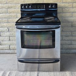 KENMORE STAINLESS COIL TOP ELECTRIC RANGE 5.2 cu ft OVEN STOVE HOME KITCHEN MAJOR APPLIANCE